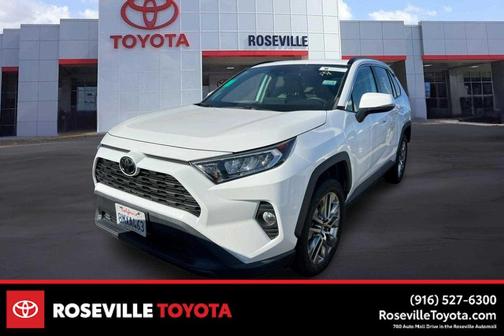 Super White 2019 Toyota RAV4 XLE Premium