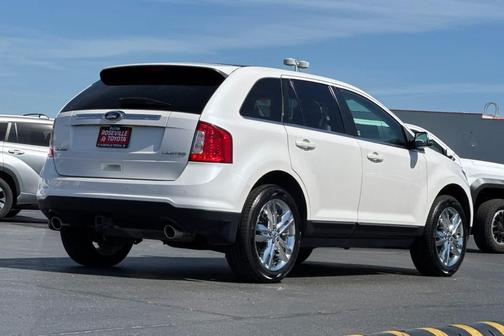 White Platinum Tri-Coat Metallic 2013 Ford Edge Limited