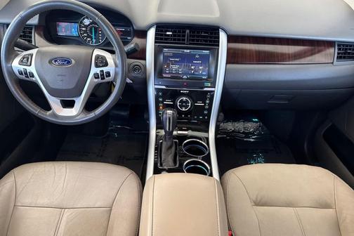 White Platinum Tri-Coat Metallic 2013 Ford Edge Limited