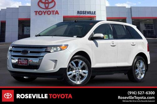 White Platinum Tri-Coat Metallic 2013 Ford Edge Limited