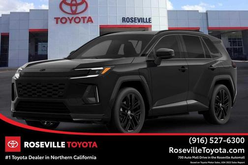 Midnight Black Metallic 2026 Toyota RAV4 Plug-In Hybrid SE