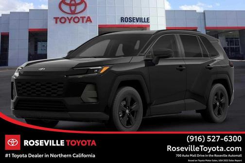 Midnight Black Metallic 2026 Toyota RAV4 LE