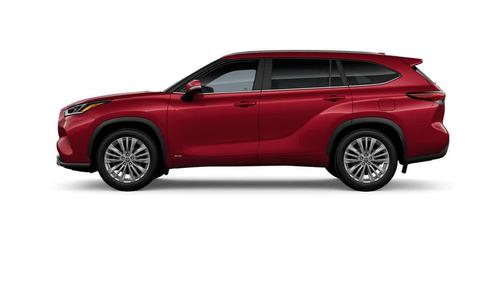 Ruby Flare Pearl 2026 Toyota Highlander Hybrid Platinum