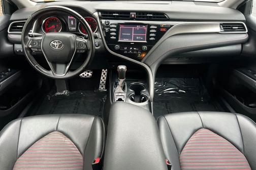 Midnight Black Metallic 2020 Toyota Camry TRD