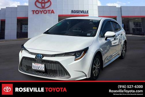 Wind Chill Pearl 2022 Toyota Corolla Hybrid LE