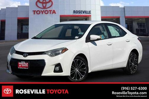 Super White 2014 Toyota Corolla S Plus