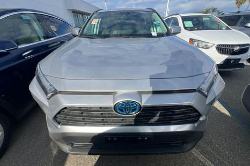 Silver Sky Metallic 2024 Toyota RAV4 Hybrid XLE