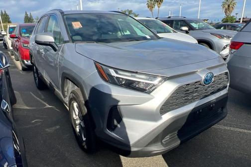 Silver Sky Metallic 2024 Toyota RAV4 Hybrid XLE