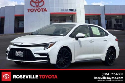 Wind Chill Pearl 2023 Toyota Corolla Hybrid SE