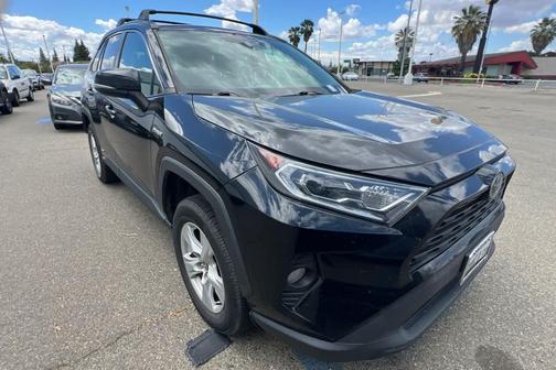 Midnight Black Metallic 2021 Toyota RAV4 Hybrid XLE