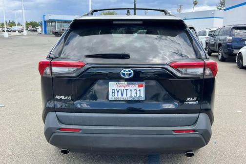 Midnight Black Metallic 2021 Toyota RAV4 Hybrid XLE