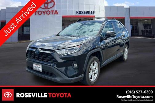 Midnight Black Metallic 2021 Toyota RAV4 Hybrid XLE