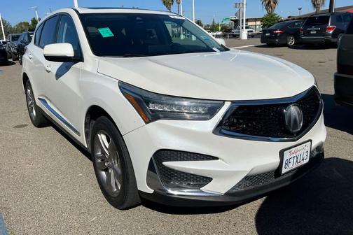 White Diamond Pearl 2019 Acura RDX Advance Package