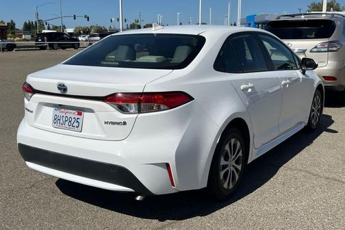 White 2022 Toyota Corolla Hybrid LE