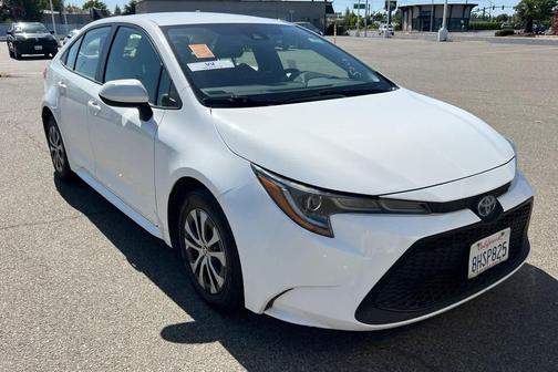 White 2022 Toyota Corolla Hybrid LE