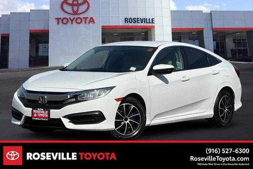 Taffeta White 2018 Honda Civic LX