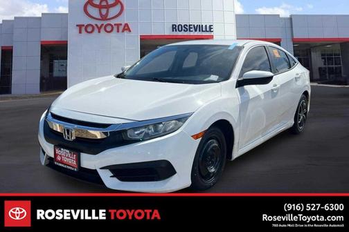 Taffeta White 2018 Honda Civic LX