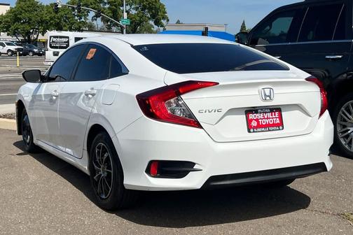 Taffeta White 2018 Honda Civic LX