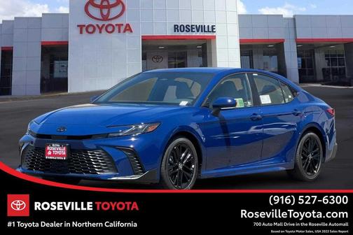 Reservoir Blue 2026 Toyota Camry SE