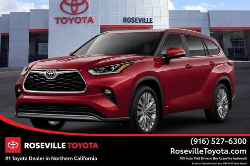 Ruby Flare Pearl 2026 Toyota Highlander Hybrid Platinum