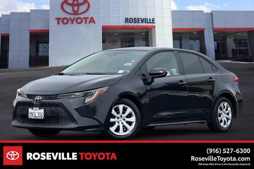 Black Sand Pearl 2022 Toyota Corolla LE