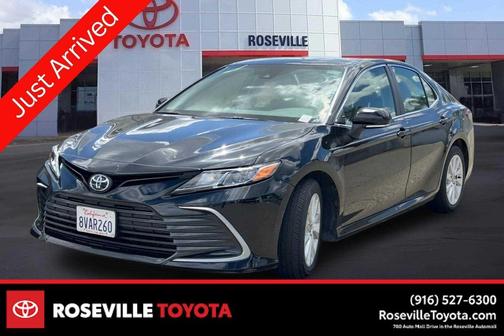 Midnight Black Metallic 2021 Toyota Camry LE