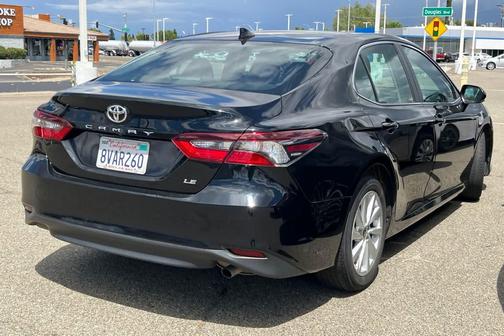 Midnight Black Metallic 2021 Toyota Camry LE