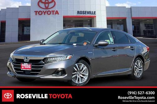 Modern Steel Metallic 2021 Honda Accord Hybrid EX