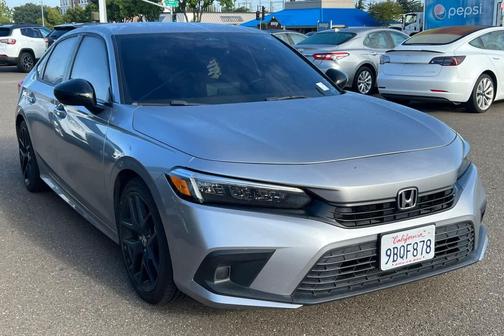 Lunar Silver Metallic 2022 Honda Civic Sport