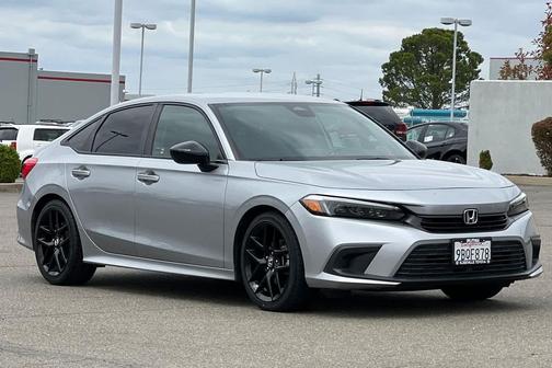 Lunar Silver Metallic 2022 Honda Civic Sport