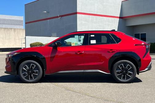 Supersonic Red 2026 Toyota bZ XLE Plus