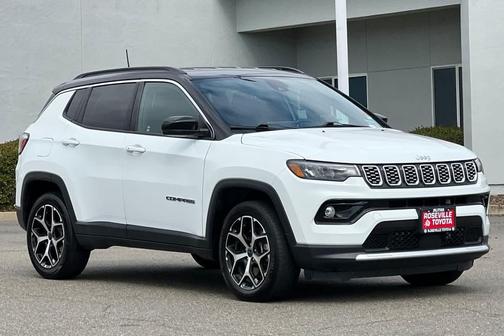 Bright White Clearcoat 2025 Jeep Compass Limited