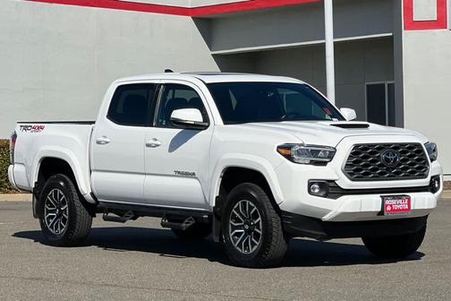 Super White 2021 Toyota Tacoma TRD Sport