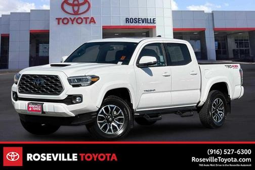 Super White 2021 Toyota Tacoma TRD Sport