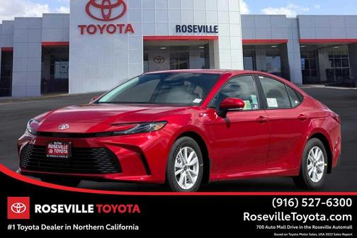 Supersonic Red 2026 Toyota Camry LE