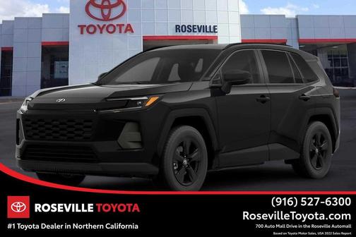 Midnight Black Metallic 2026 Toyota RAV4 LE