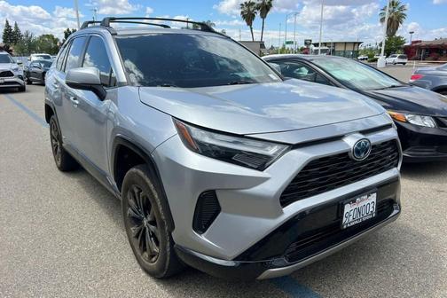 Silver Sky Metallic 2023 Toyota RAV4 Hybrid SE