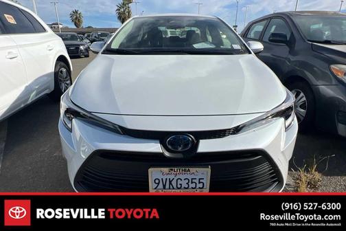 Wind Chill Pearl 2025 Toyota Corolla Hybrid LE