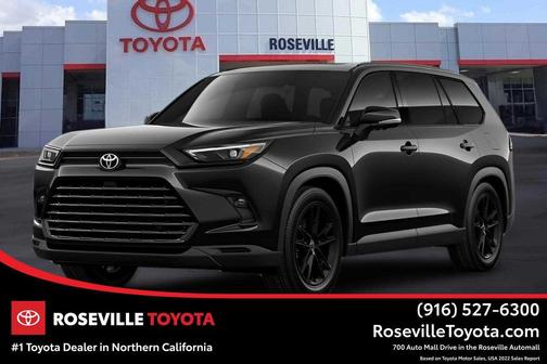 Midnight Black Metallic 2026 Toyota Highlander Hybrid Base