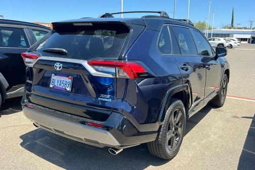 Blueprint w/Black Roof 2019 Toyota RAV4 Hybrid SE