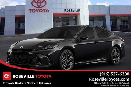 Midnight Black Metallic 2026 Toyota Camry XSE