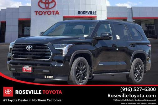 Midnight Black Metallic 2026 Toyota Sequoia Limited