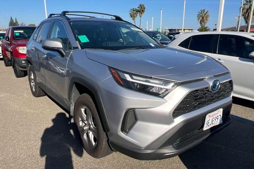 Silver Sky Metallic 2023 Toyota RAV4 Hybrid XLE