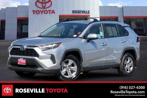 Silver Sky Metallic 2023 Toyota RAV4 Hybrid XLE