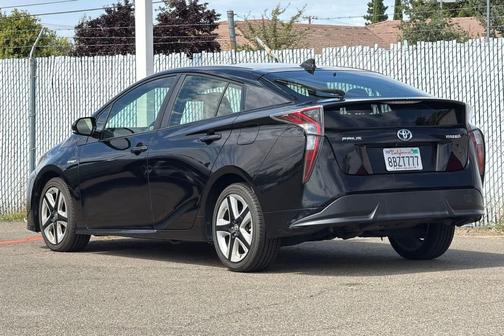 Midnight Black Metallic 2017 Toyota Prius Three Touring