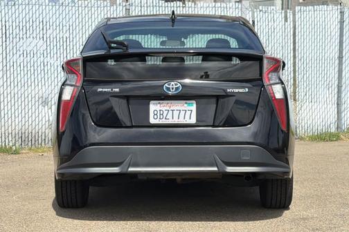 Midnight Black Metallic 2017 Toyota Prius Three Touring