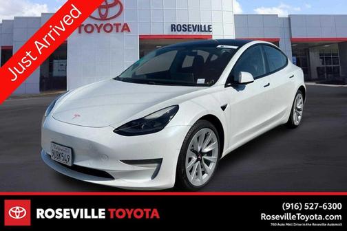 Pearl White Multi-Coat 2021 Tesla Model 3 Standard Range Plus