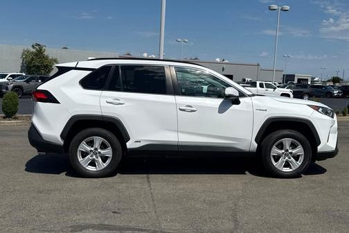 Super White 2019 Toyota RAV4 Hybrid XLE