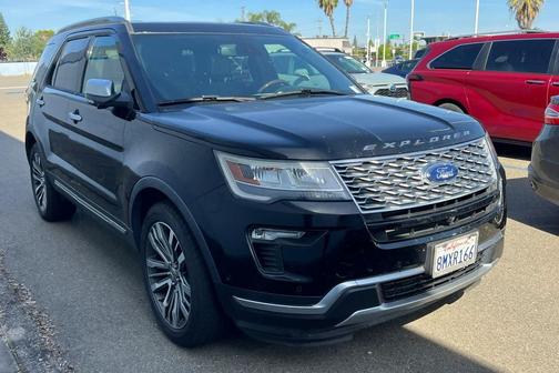 Shadow Black 2018 Ford Explorer Platinum