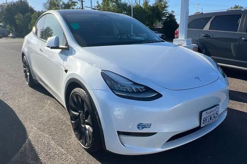 Pearl White Multi-Coat 2020 Tesla Model Y Performance Dual Motor All-Wheel Drive